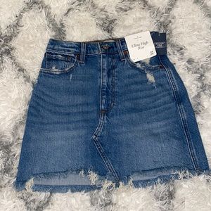 ultra high rise Abercrombie & Fitch skirt